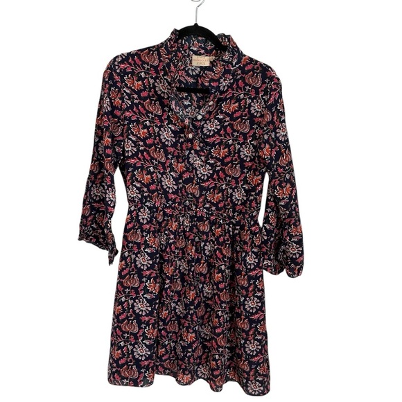 Rungolee Women’s Jacqueline 100% Silk Dress in Autumn Soraya Floral Sz S GUC - Picture 1 of 10